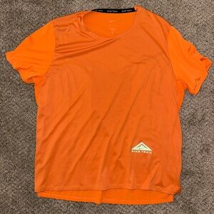 Nike Trail Bright Orange Running Tee